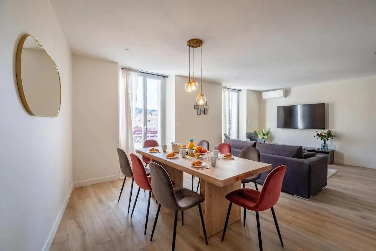 Brp Cannes Center, Top Floor Luxurious Apartment I, 4 Bedrooms+3 Bathrooms