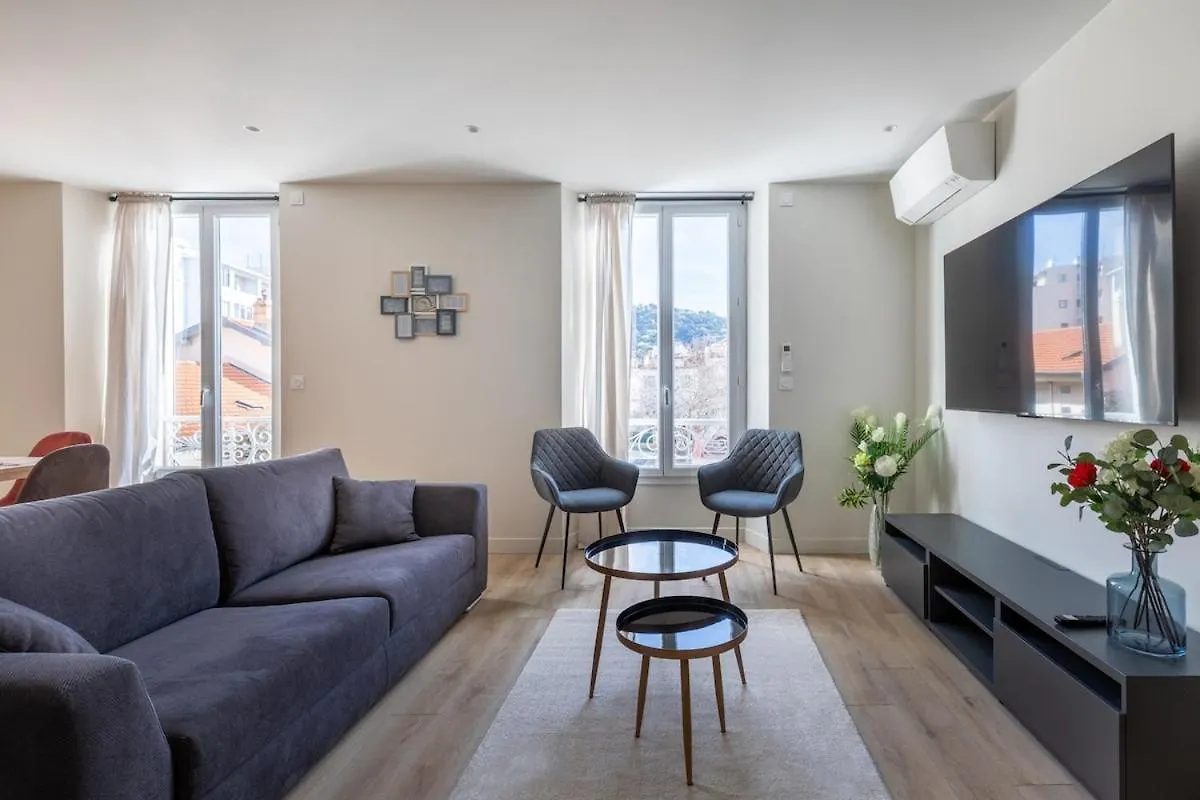 Brp Cannes Center, Top Floor Luxurious Apartment I, 4 Bedrooms+3 Bathrooms